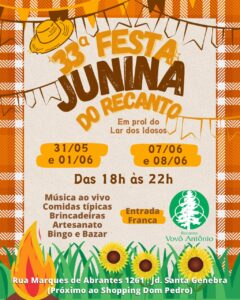 Festa Junina 2025 - Recanto Vovô Antônio